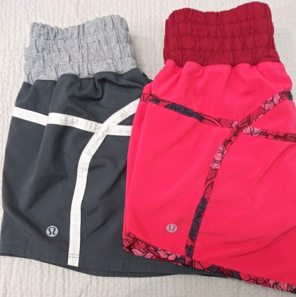 lululemon athletica Pants - Lululemon High Rise Loose Fitting Shorts Lot NWOT